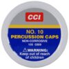 CCI Percussion Caps #10 Box of 1000 (10 Cans of 100)