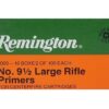 Remington Large Rifle Primers #9-1/2 Box of 1000 (10 Trays of 100)